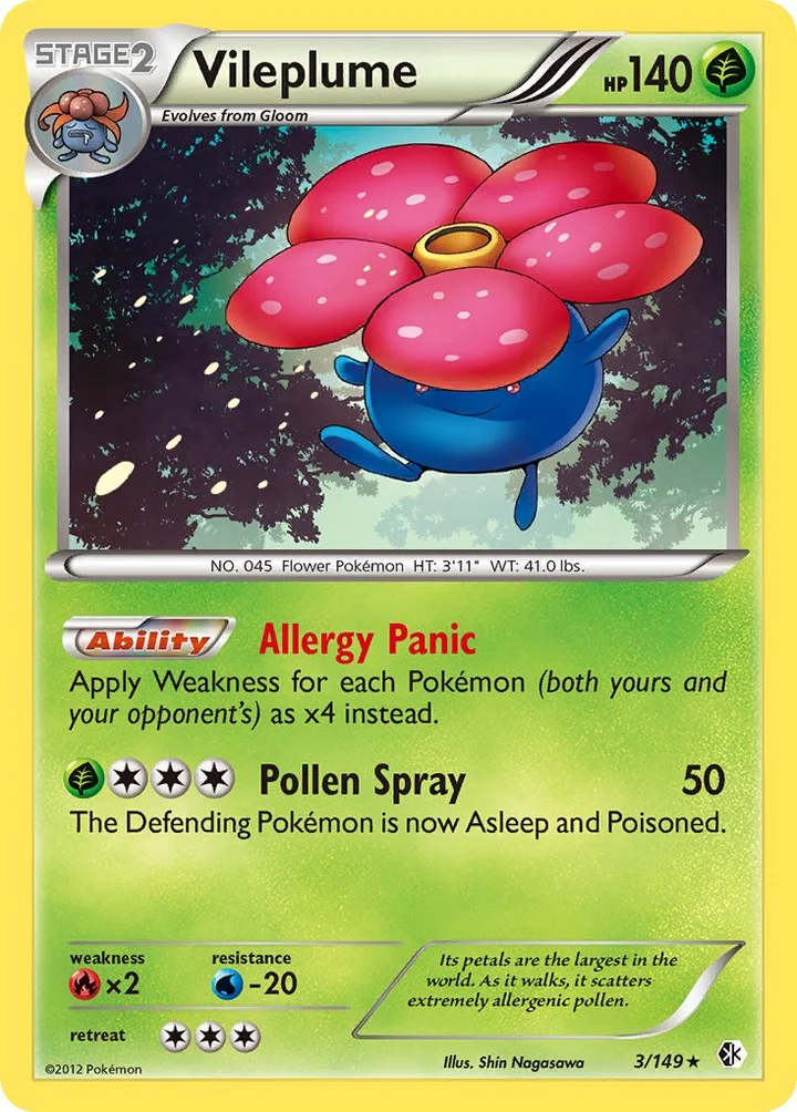 Vileplume, Boundaries Crossed 3/149