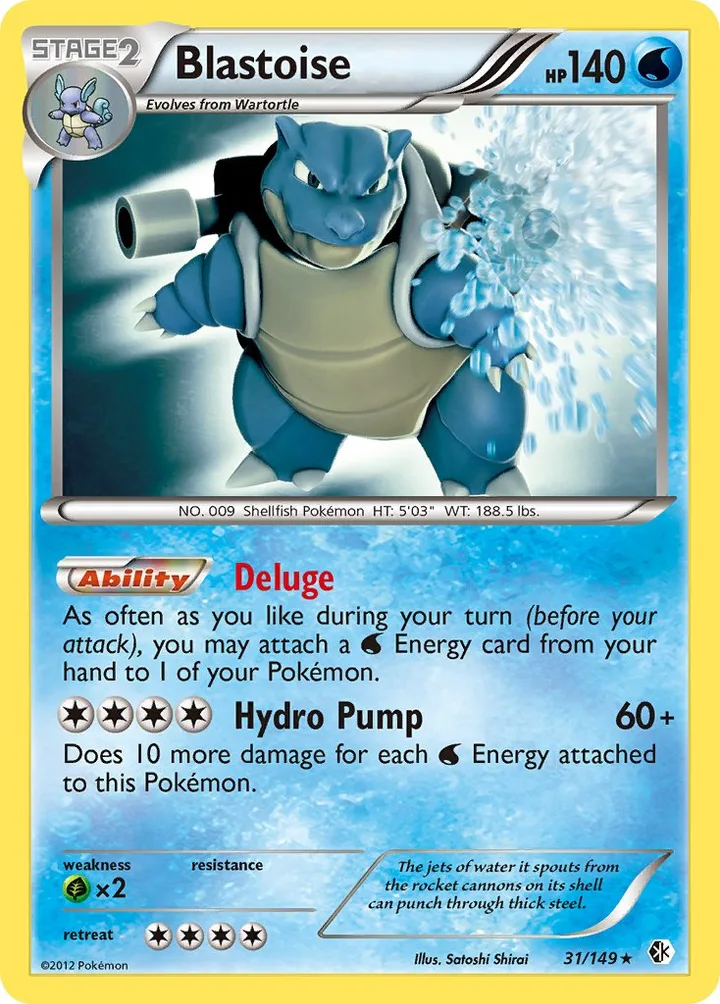 Blastoise, Boundaries Crossed 31/149