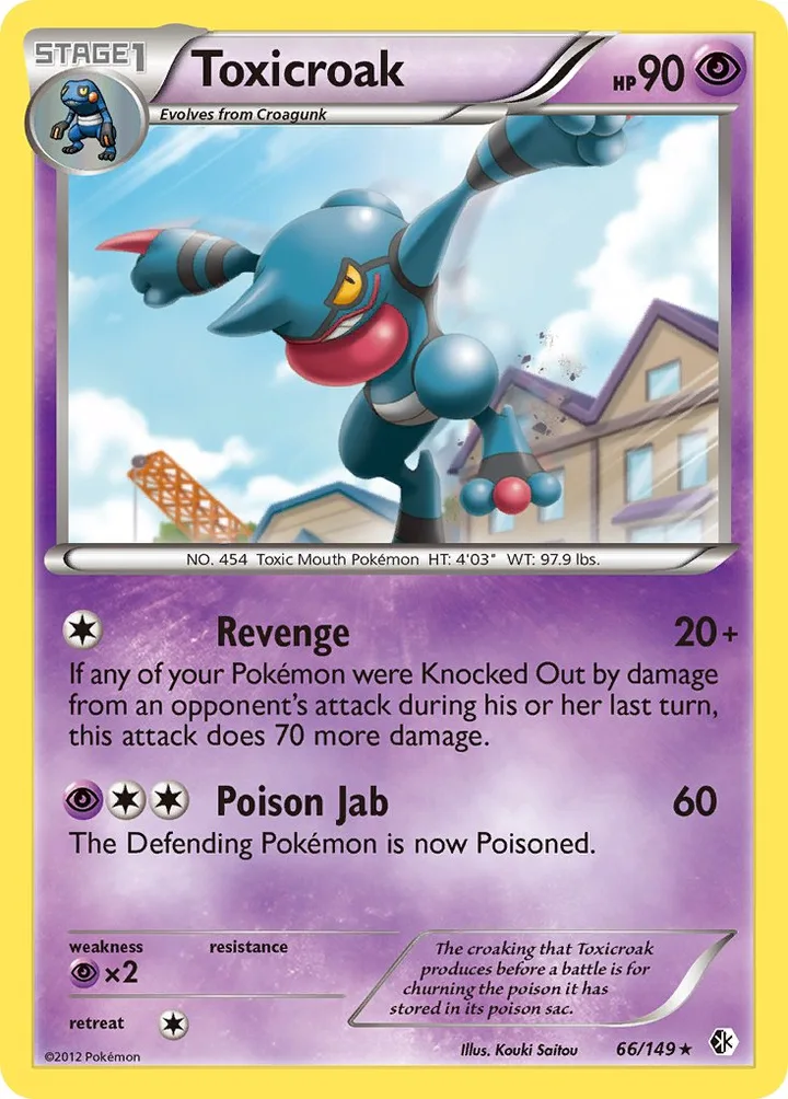 Toxicroak, Boundaries Crossed 66/149