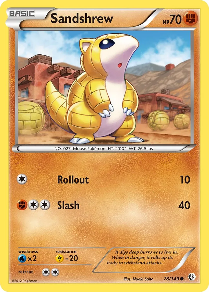 Sandshrew, Boundaries Crossed 78/149