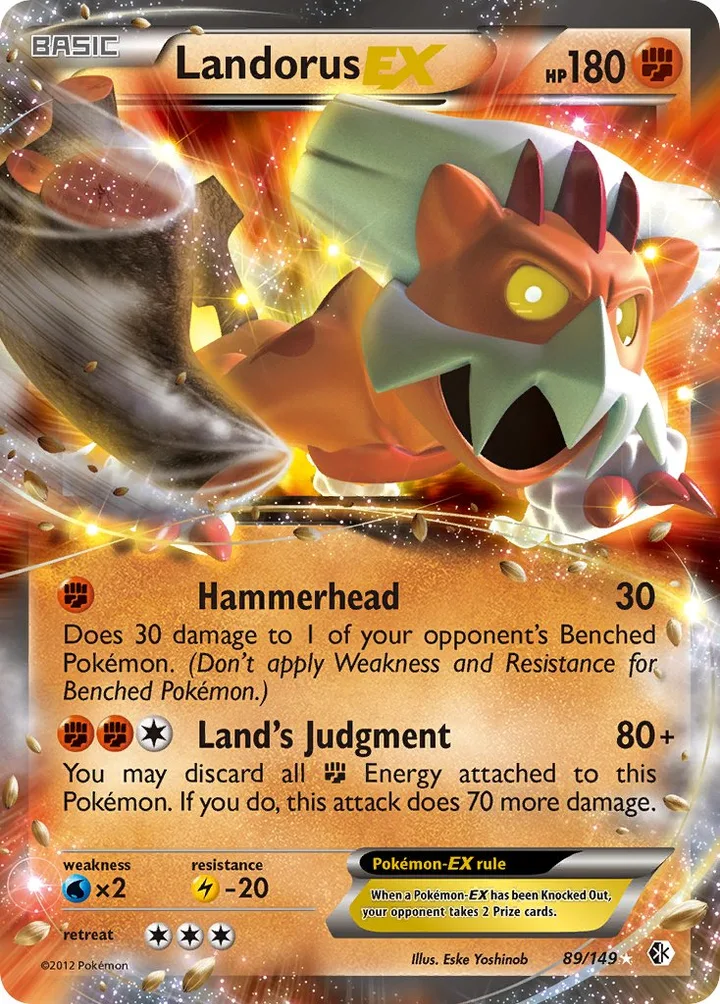 Landorus-EX, Boundaries Crossed 89/149