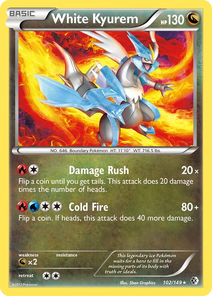White Kyurem, Boundaries Crossed 102/149