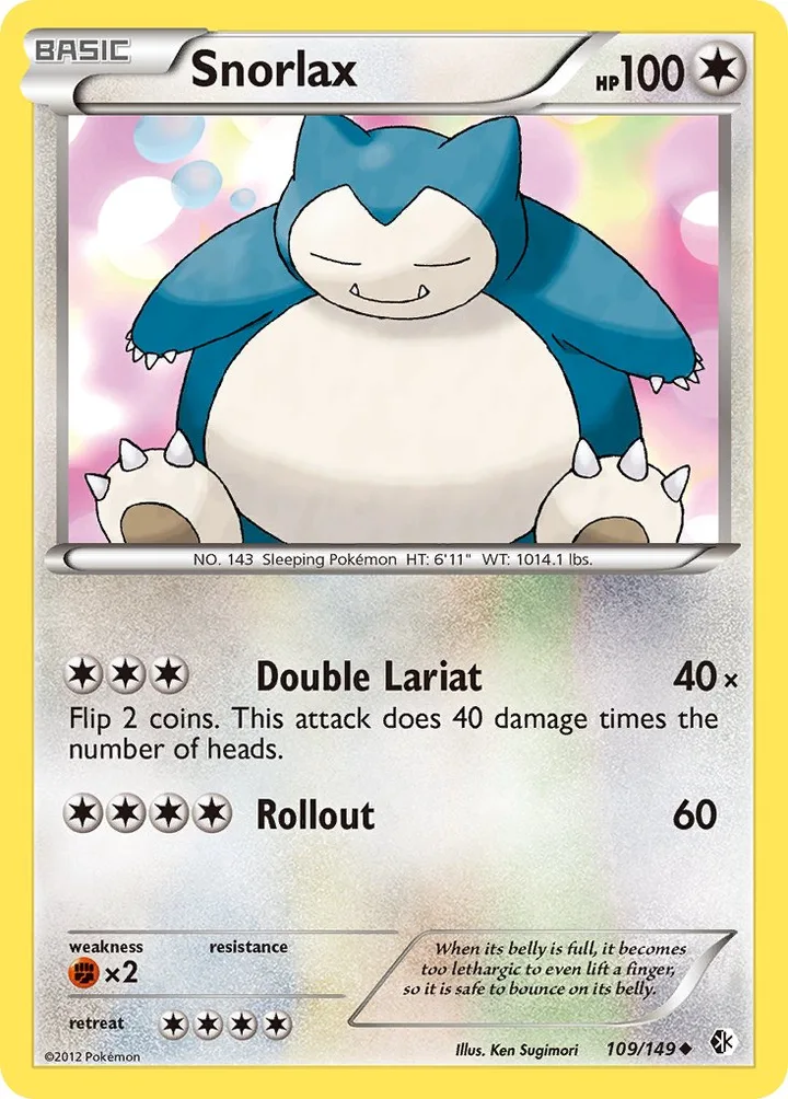 Snorlax, Boundaries Crossed 109/149