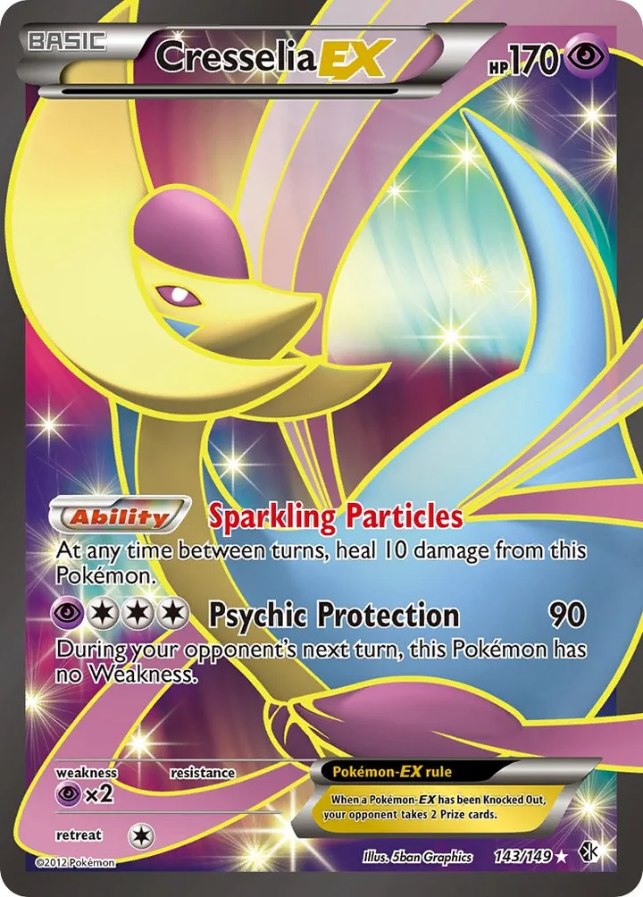 Cresselia-EX, Boundaries Crossed 143/149