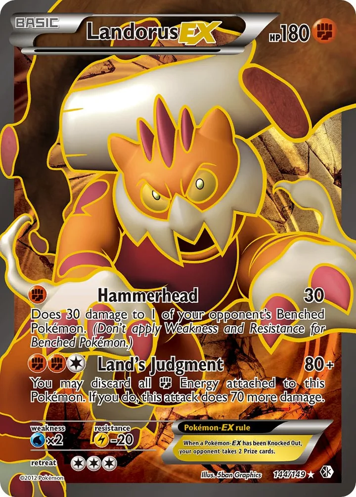 Landorus-EX, Boundaries Crossed 144/149
