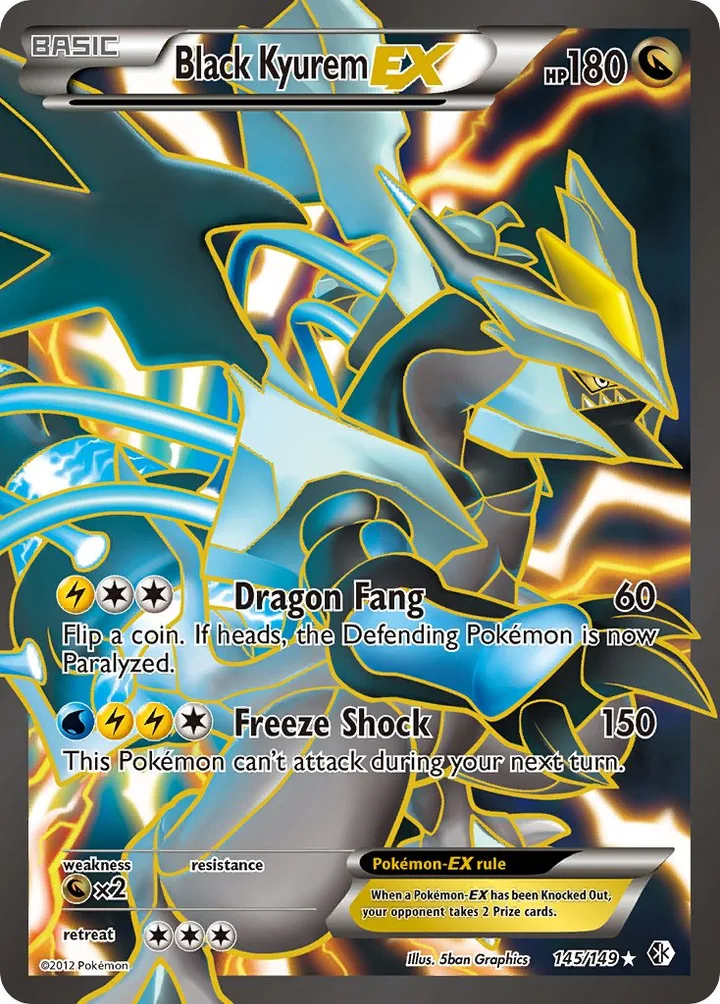 Black Kyurem-EX, Boundaries Crossed 145/149