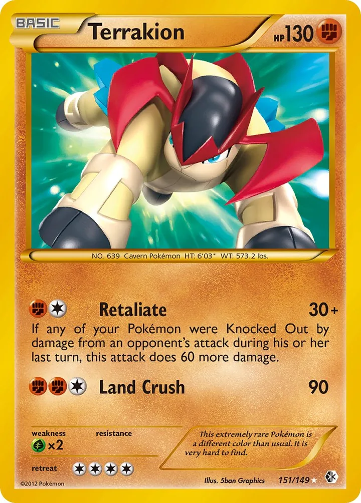 Terrakion, Boundaries Crossed 151/149