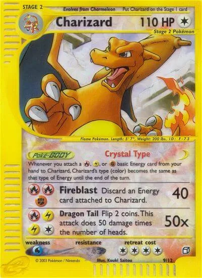 Charizard, Box Topper 9/12