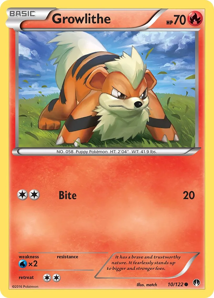 Growlithe, BREAKpoint 10/122