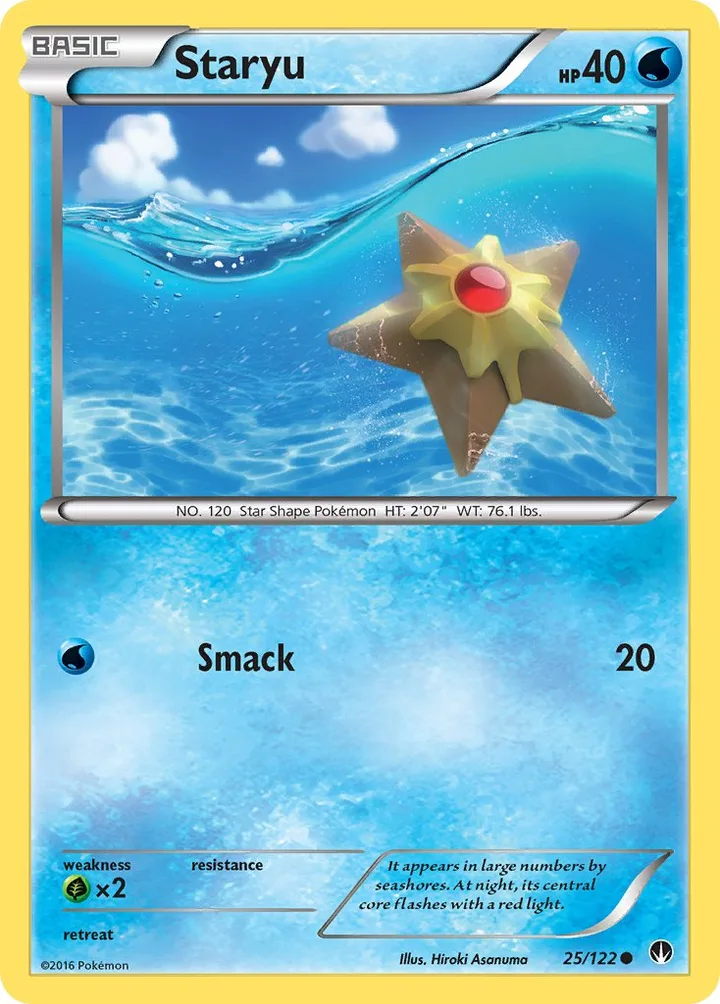 Staryu, BREAKpoint 25/122