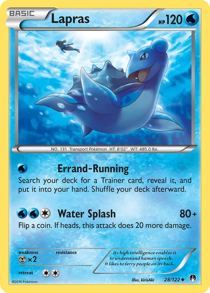 Lapras, BREAKpoint 28/122