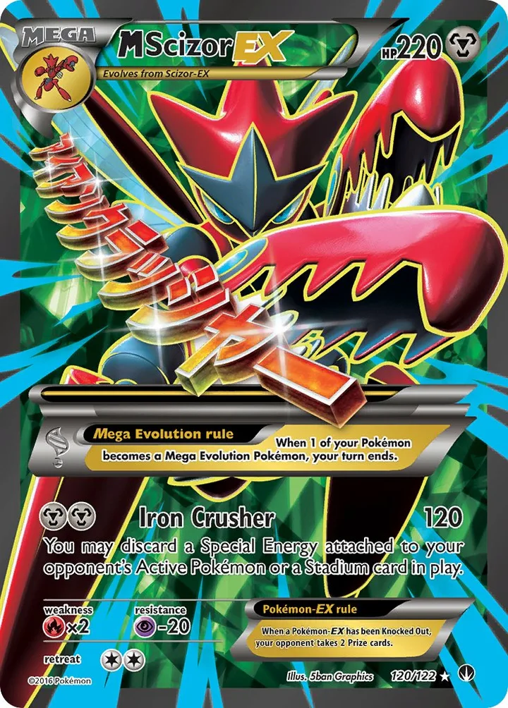 M Scizor-EX, BREAKpoint 120/122
