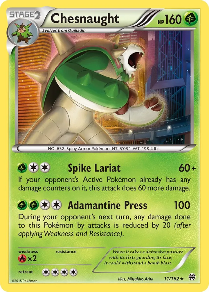 Chesnaught, BREAKthrough 11/162