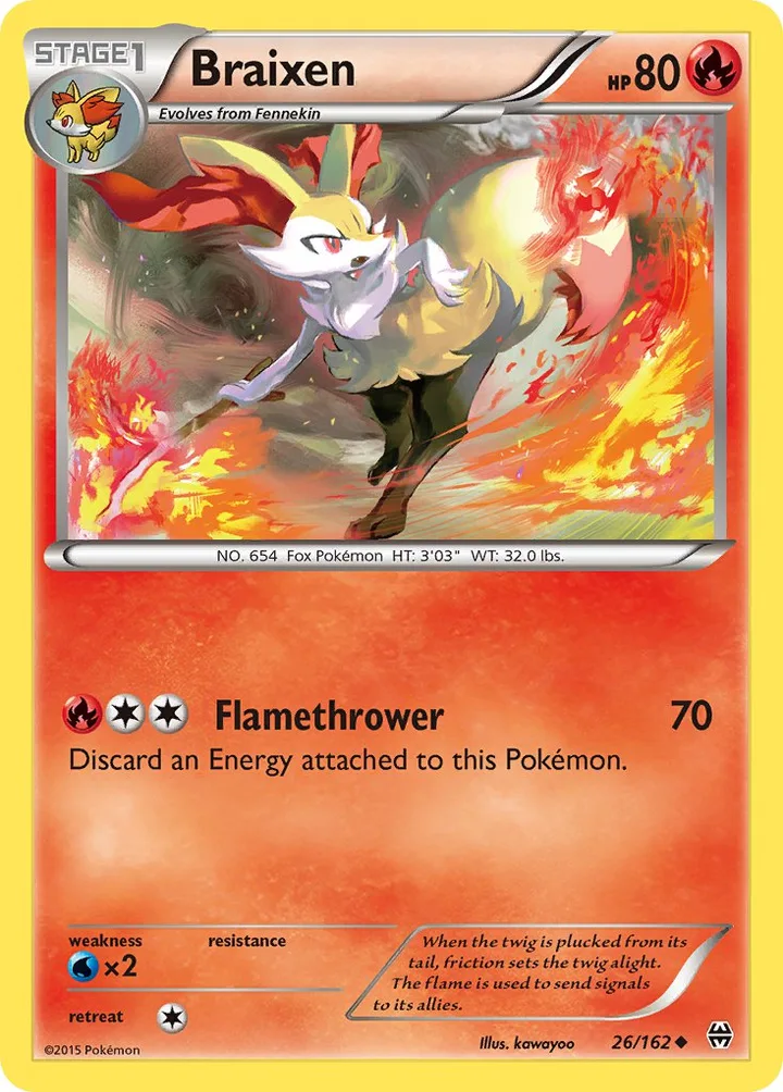 Braixen, BREAKthrough 26/162