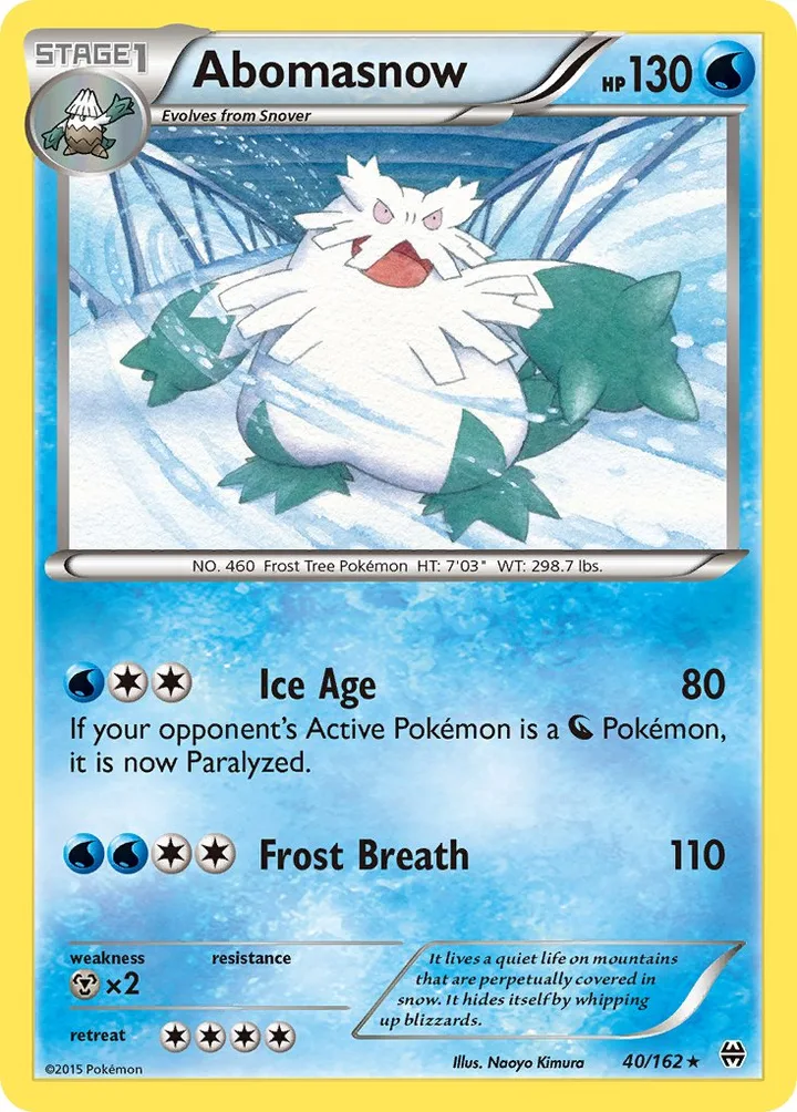 Abomasnow, BREAKthrough 40/162
