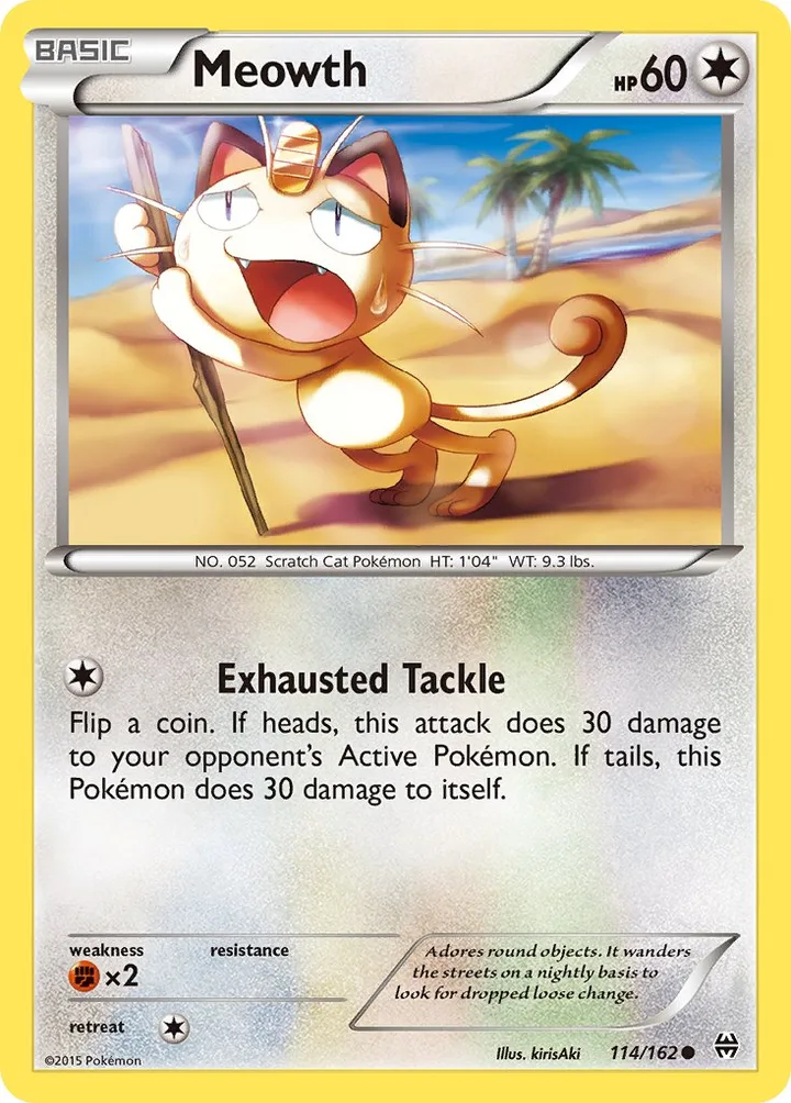 Meowth, BREAKthrough 114/162