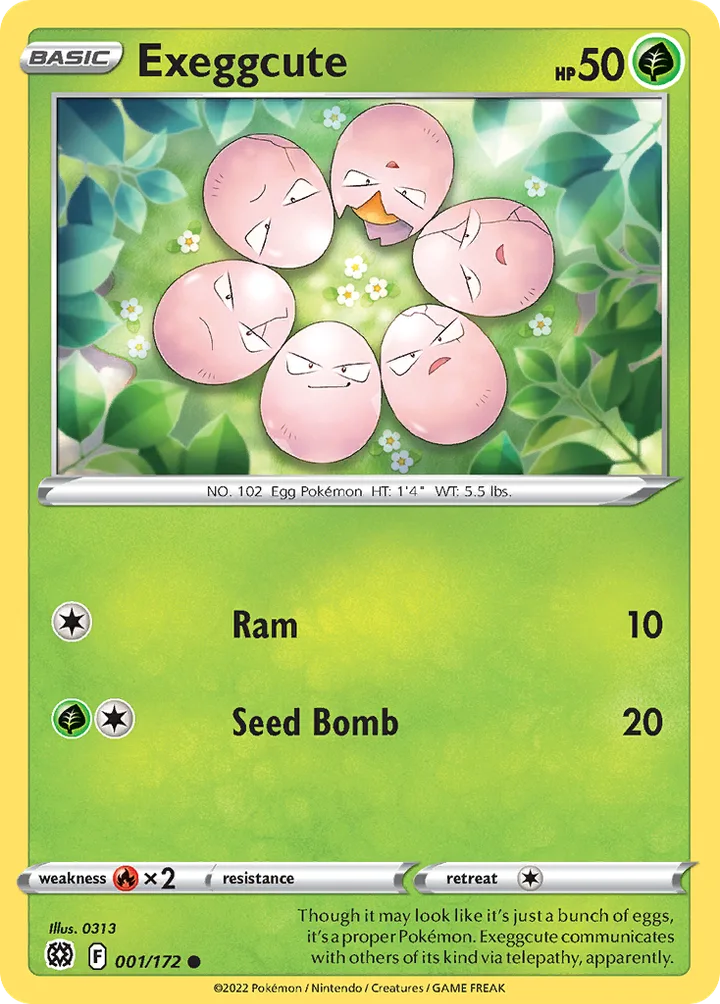 Exeggcute, Brilliant Stars 001/172