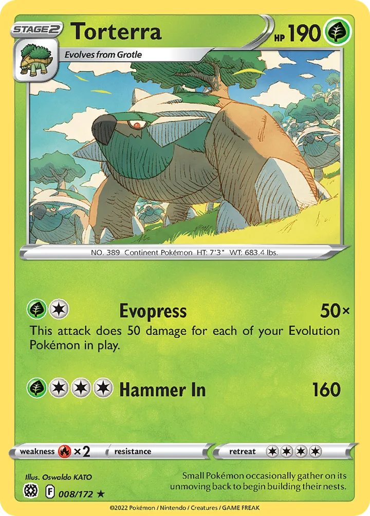 Torterra, Brilliant Stars 008/172