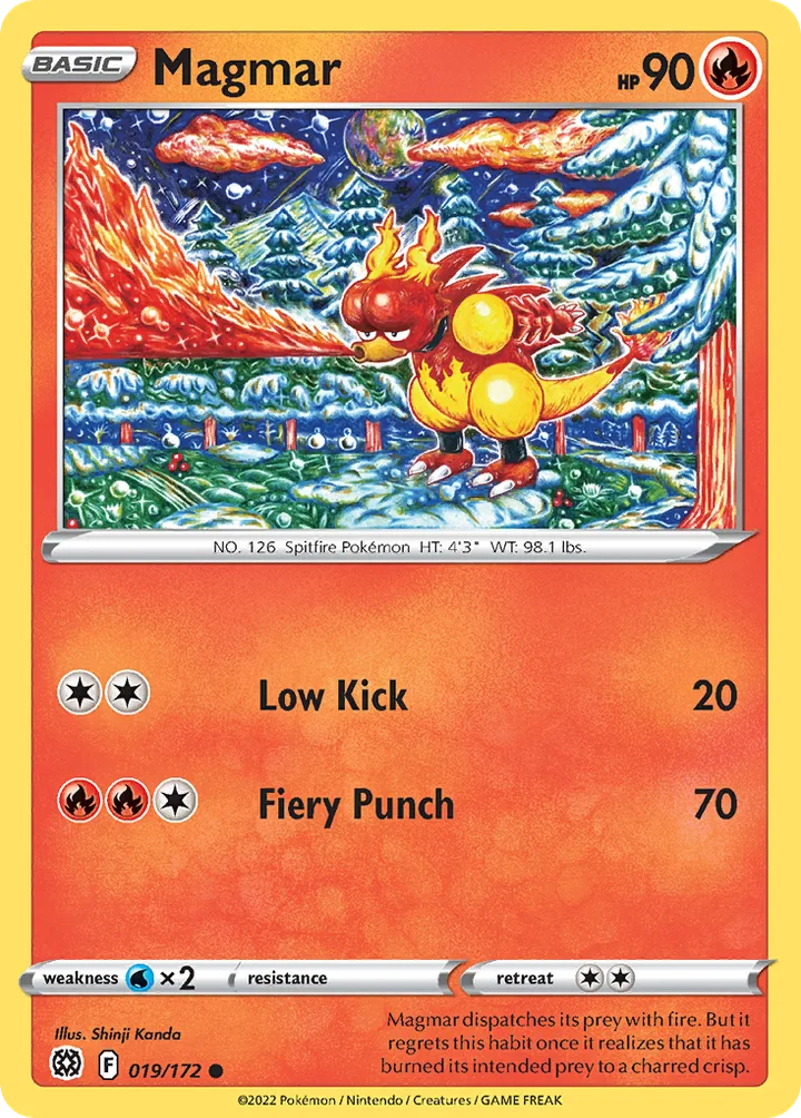 Magmar, Brilliant Stars 019/172