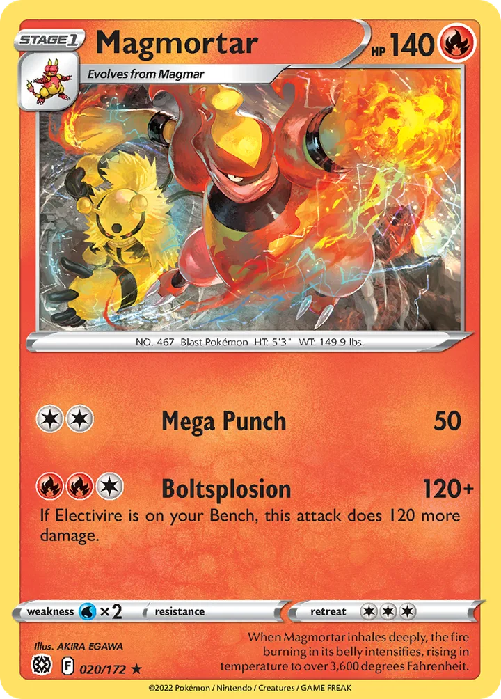 Magmortar, Brilliant Stars 020/172