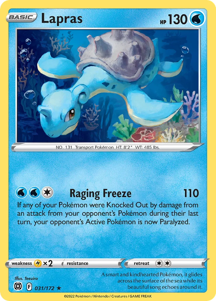 Lapras, Brilliant Stars 031/172
