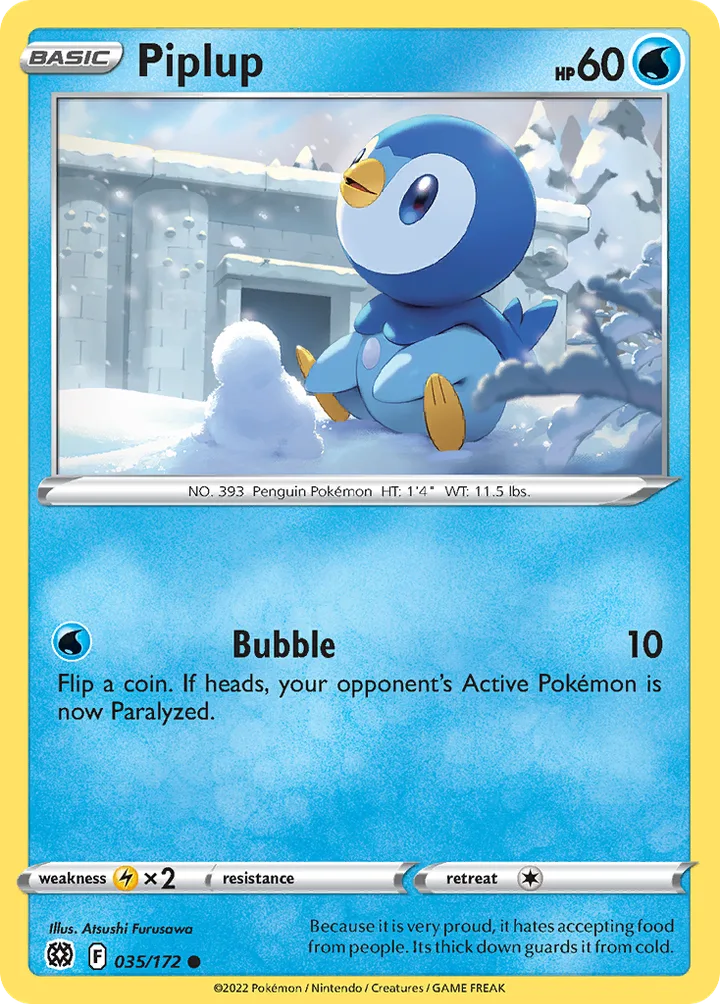 Piplup, Brilliant Stars 035/172