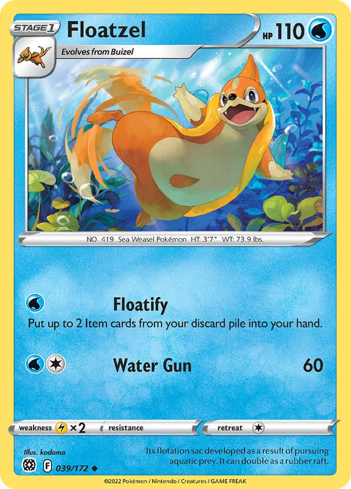 Floatzel, Brilliant Stars 039/172