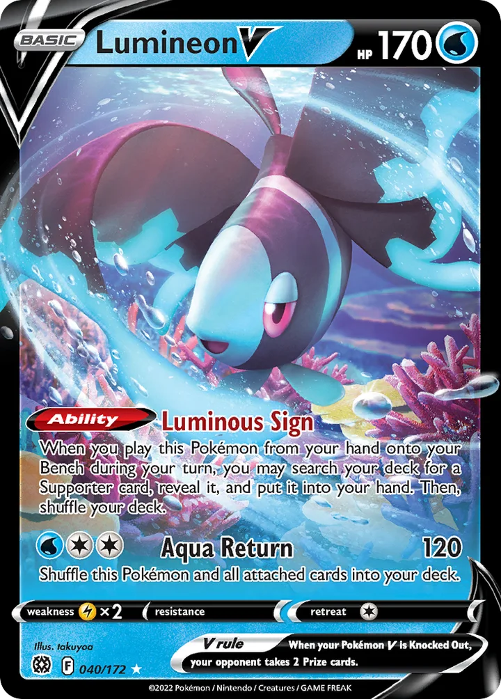 Lumineon V, Brilliant Stars 040/172