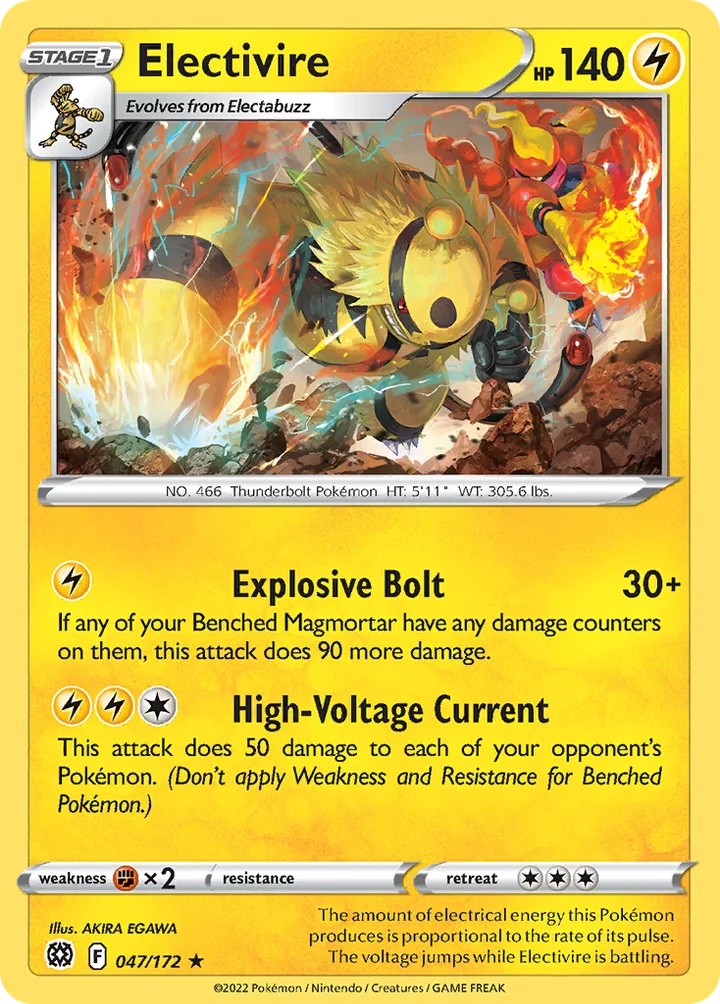 Electivire, Brilliant Stars 047/172