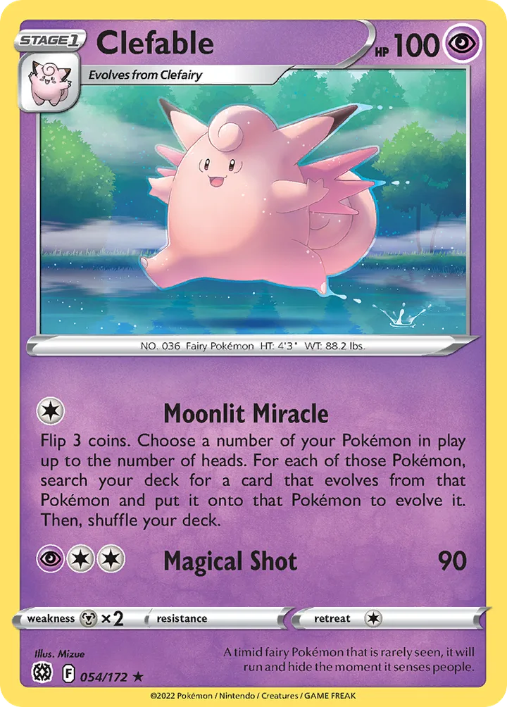 Clefable, Brilliant Stars 054/172