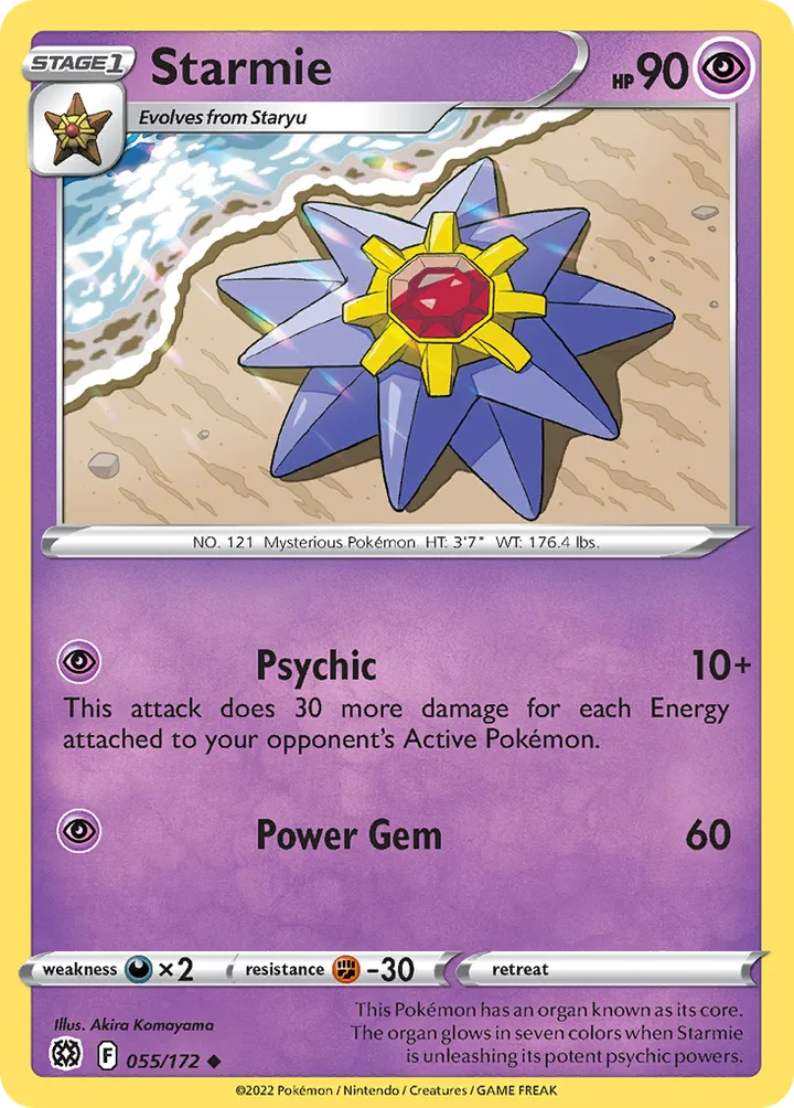Starmie, Brilliant Stars 055/172