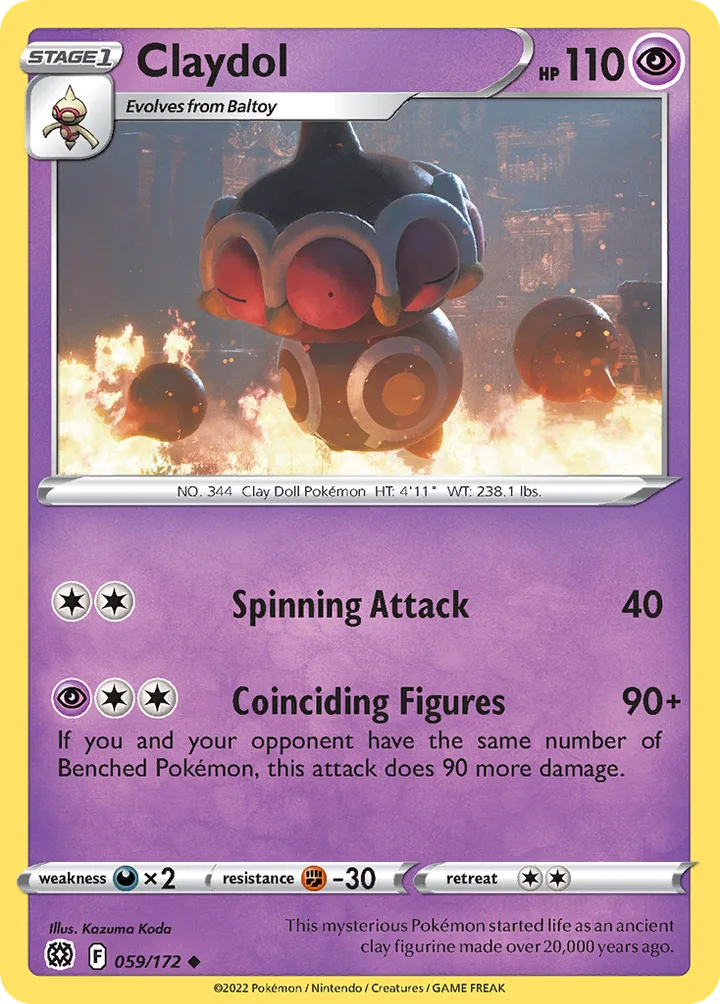 Claydol, Brilliant Stars 059/172