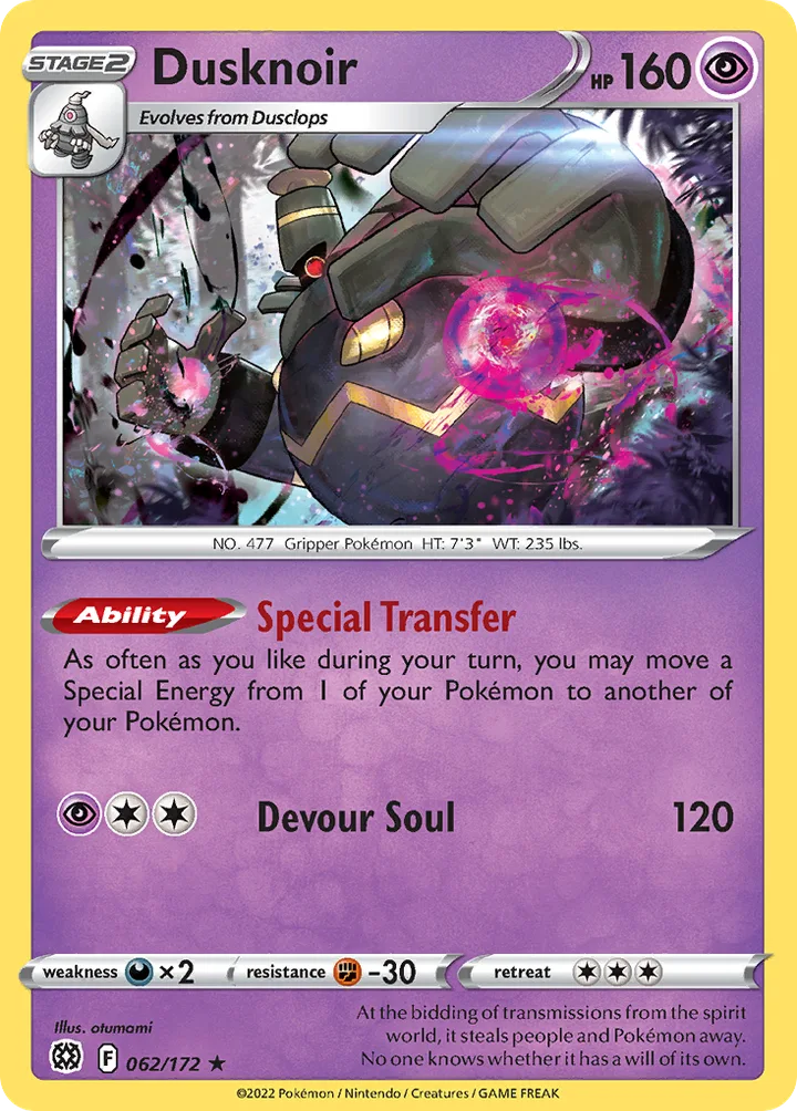 Dusknoir, Brilliant Stars 062/172