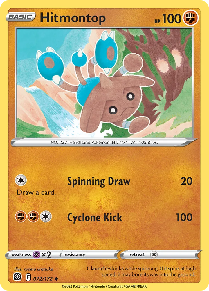 Hitmontop, Brilliant Stars 072/172