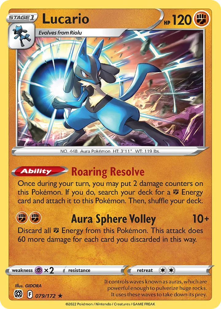 Lucario, Brilliant Stars 079/172
