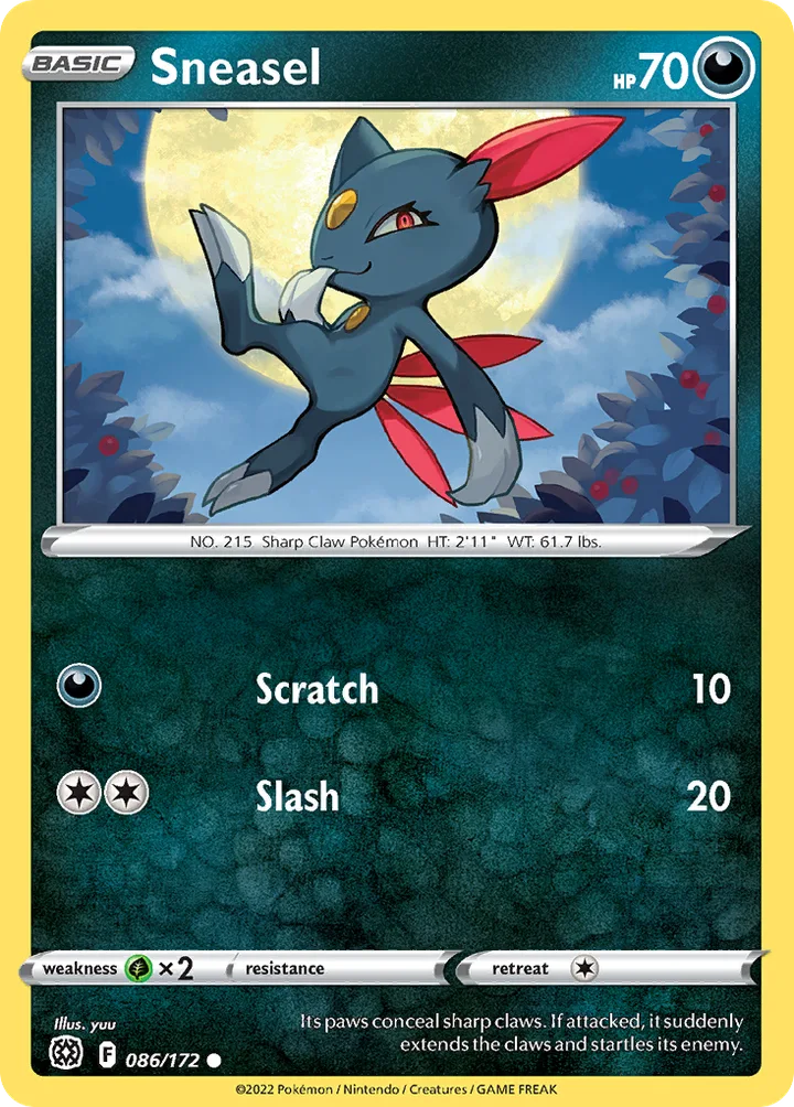 Sneasel, Brilliant Stars 086/172