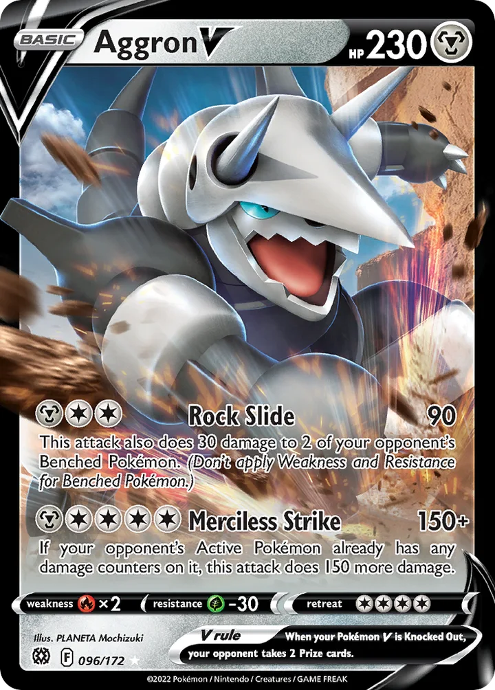Aggron V, Brilliant Stars 096/172