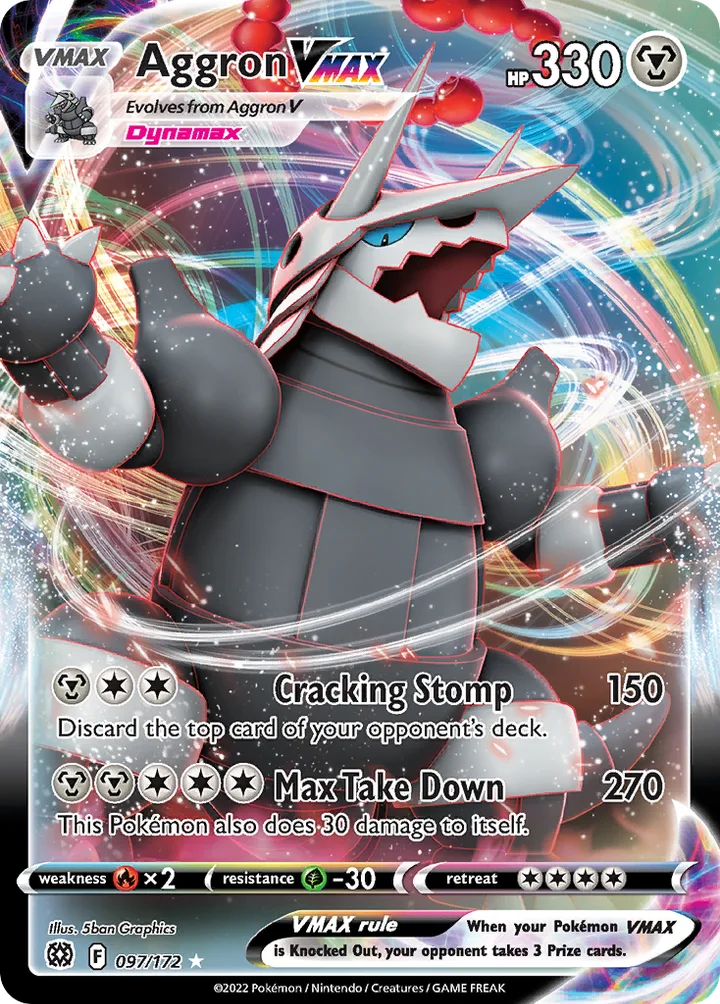 Aggron VMAX, Brilliant Stars 097/172