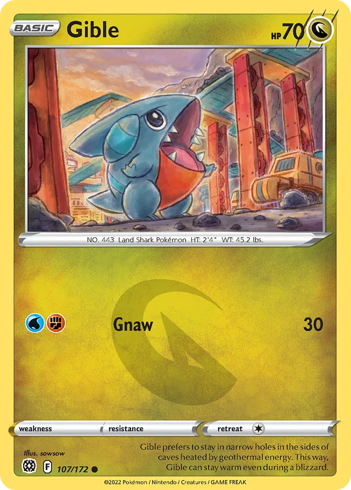 Gible, Brilliant Stars 107/172