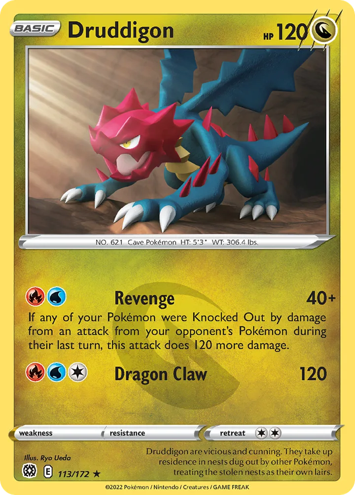 Druddigon, Brilliant Stars 113/172