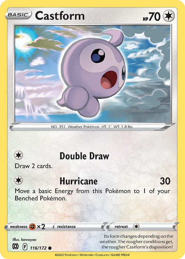 Castform, Brilliant Stars 116/172
