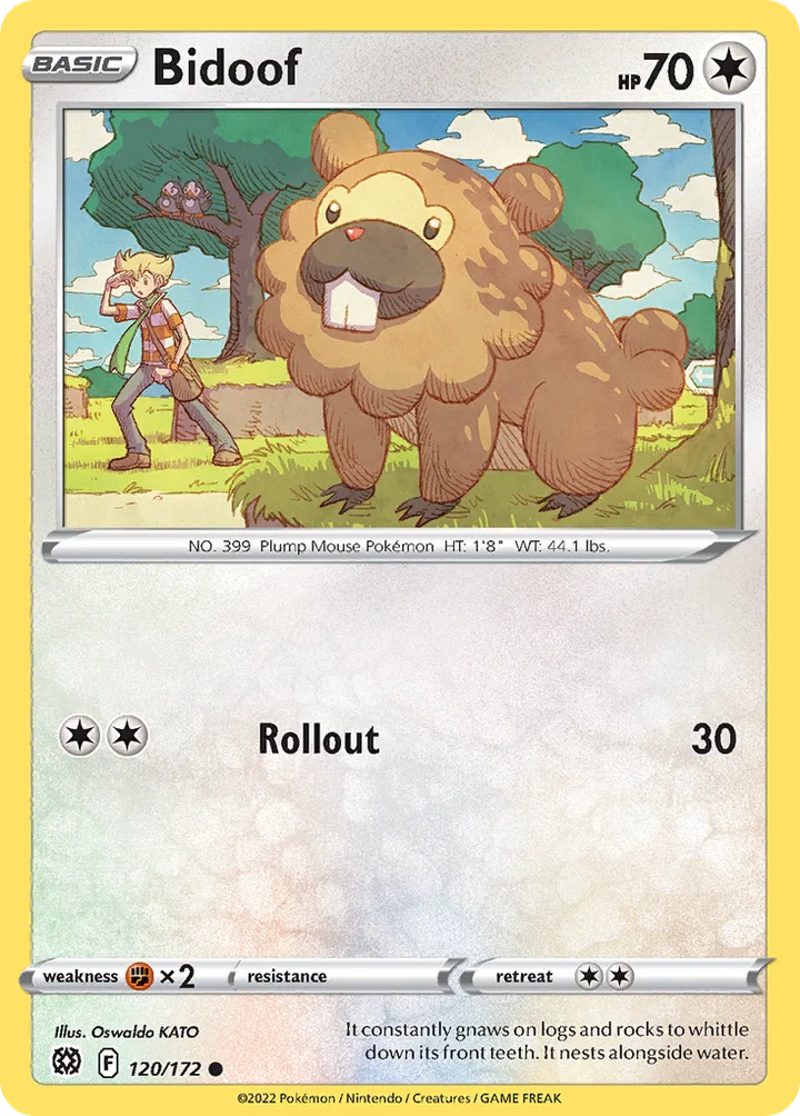 Bidoof, Brilliant Stars 120/172