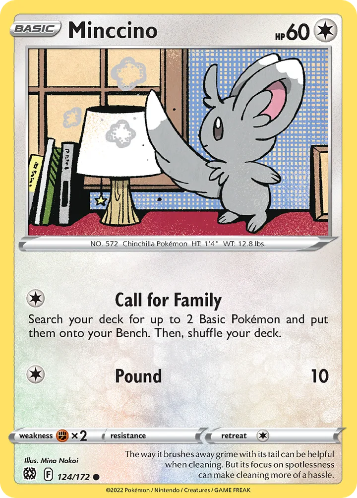 Minccino, Brilliant Stars 124/172
