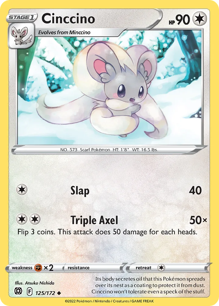 Cinccino, Brilliant Stars 125/172