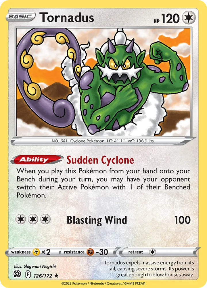 Tornadus, Brilliant Stars 126/172