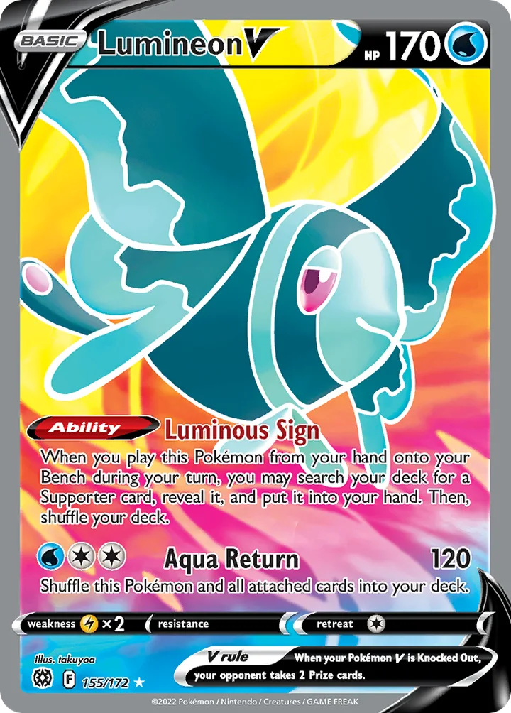 Lumineon V, Brilliant Stars 155/172
