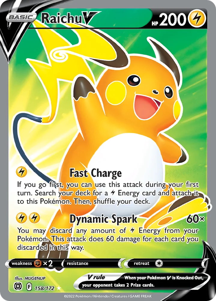 Raichu V, Brilliant Stars 158/172