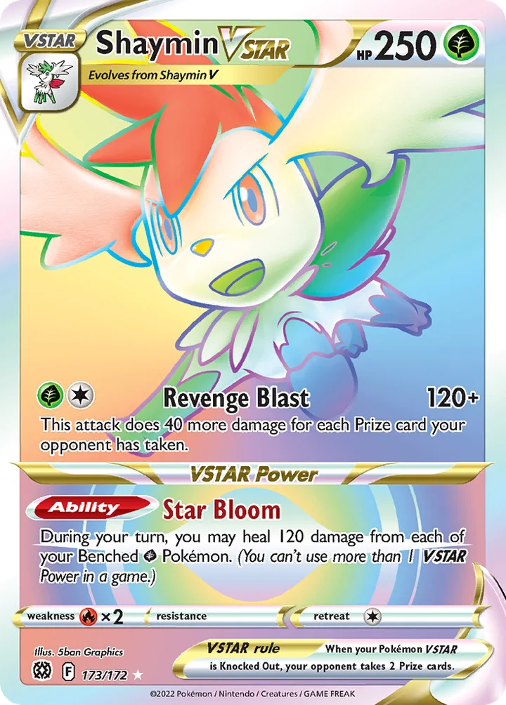Shaymin VSTAR, Brilliant Stars 173/172