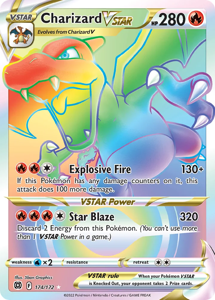 Charizard VSTAR, Brilliant Stars 174/172