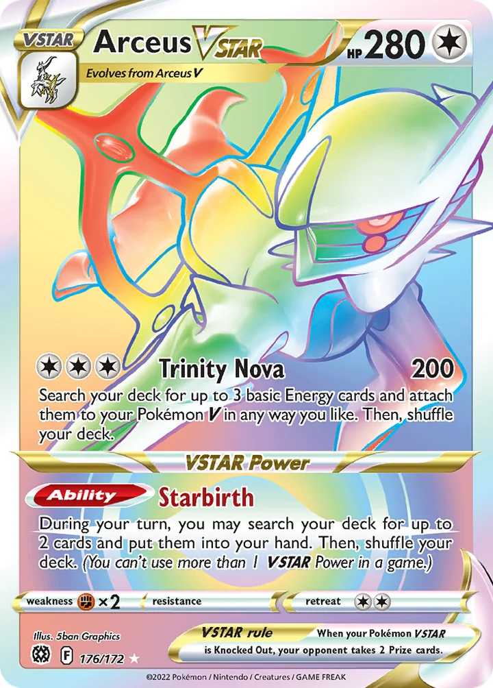 Arceus VSTAR, Brilliant Stars 176/172
